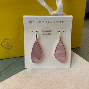 Kendra Scott Pink Drop Earrings